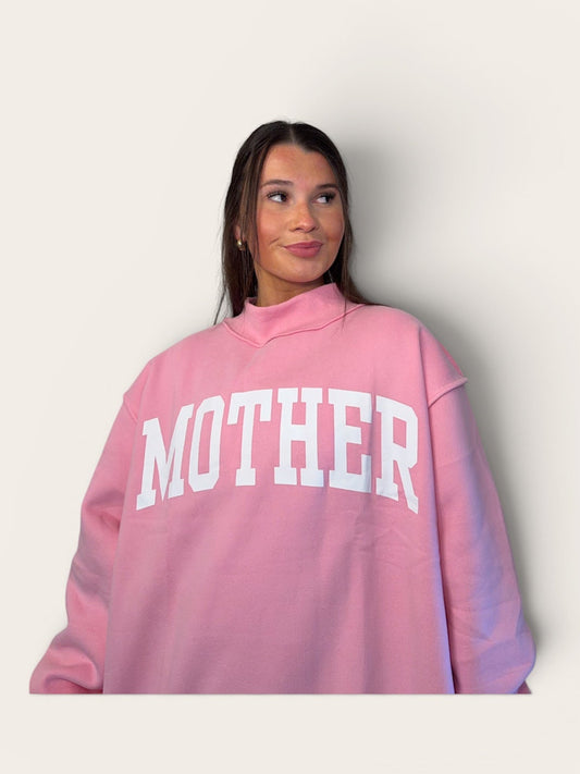 Pink Mother Mock Neck