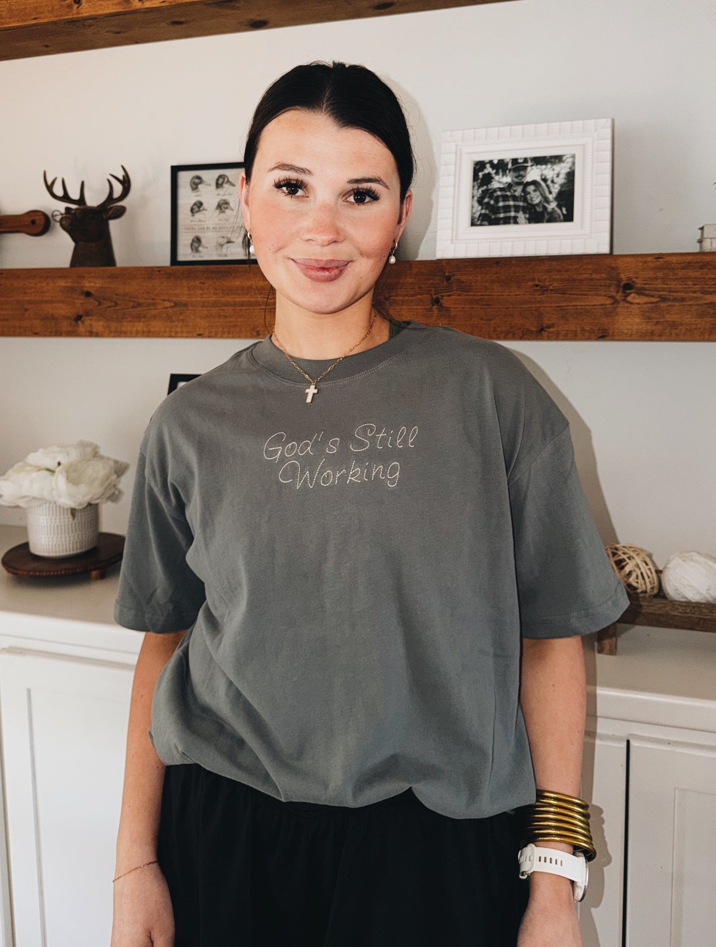 God’s Still Working Tee