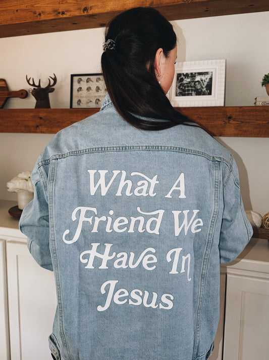 Jesus Friend Jean Jacket
