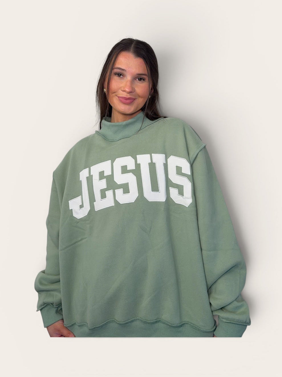 Jesus Mock Neck